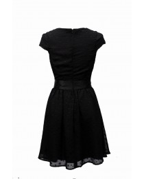 Miss Selfridge Simple Black Short Flair Dress